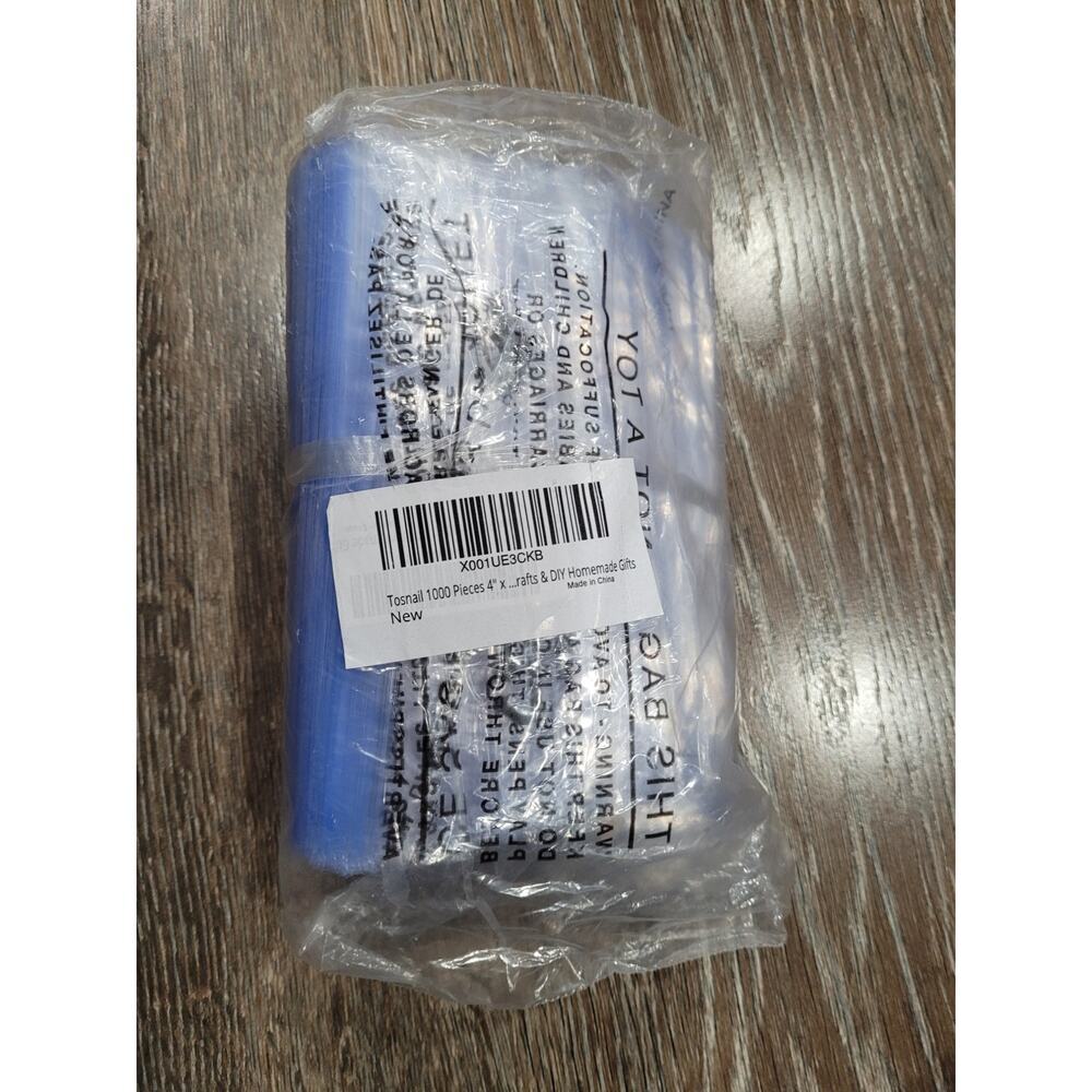 Tosnail‎ 4 x 6 Soap Clear Bags 1,000 count for Crafts Gifts #HH